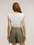 T-shirt con maniche a volant image number 1