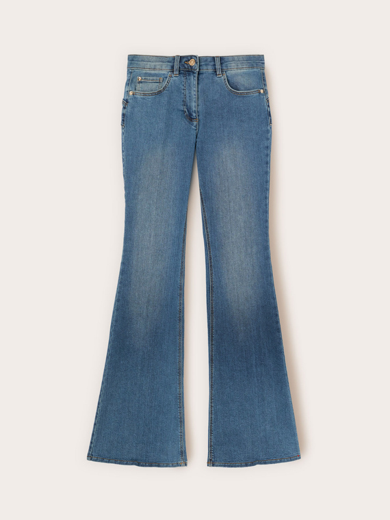 Jeans flare light blue