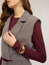 Gilet corto con revers image number 3