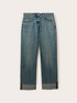 Jeans regular con orlo ripiegato image number 4