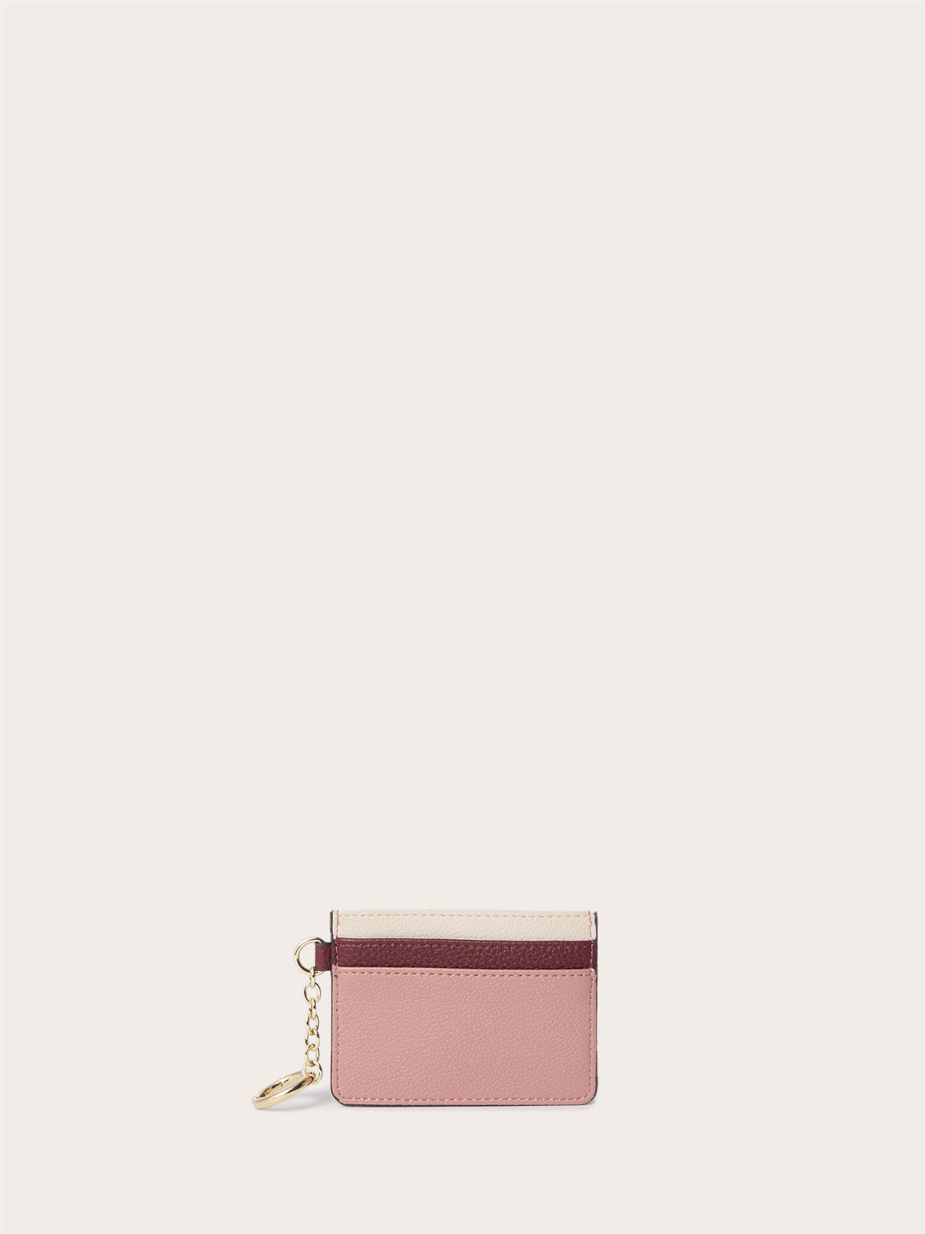 Card holder con anello portachiavi e logo image number 1