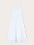 Vestito lungo in sangallo con scollatura posteriore image number 3
