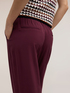 Pantaloni palazzo in viscosa con vita elastica image number 3