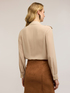 Camicia in georgette con dettagli military image number 1