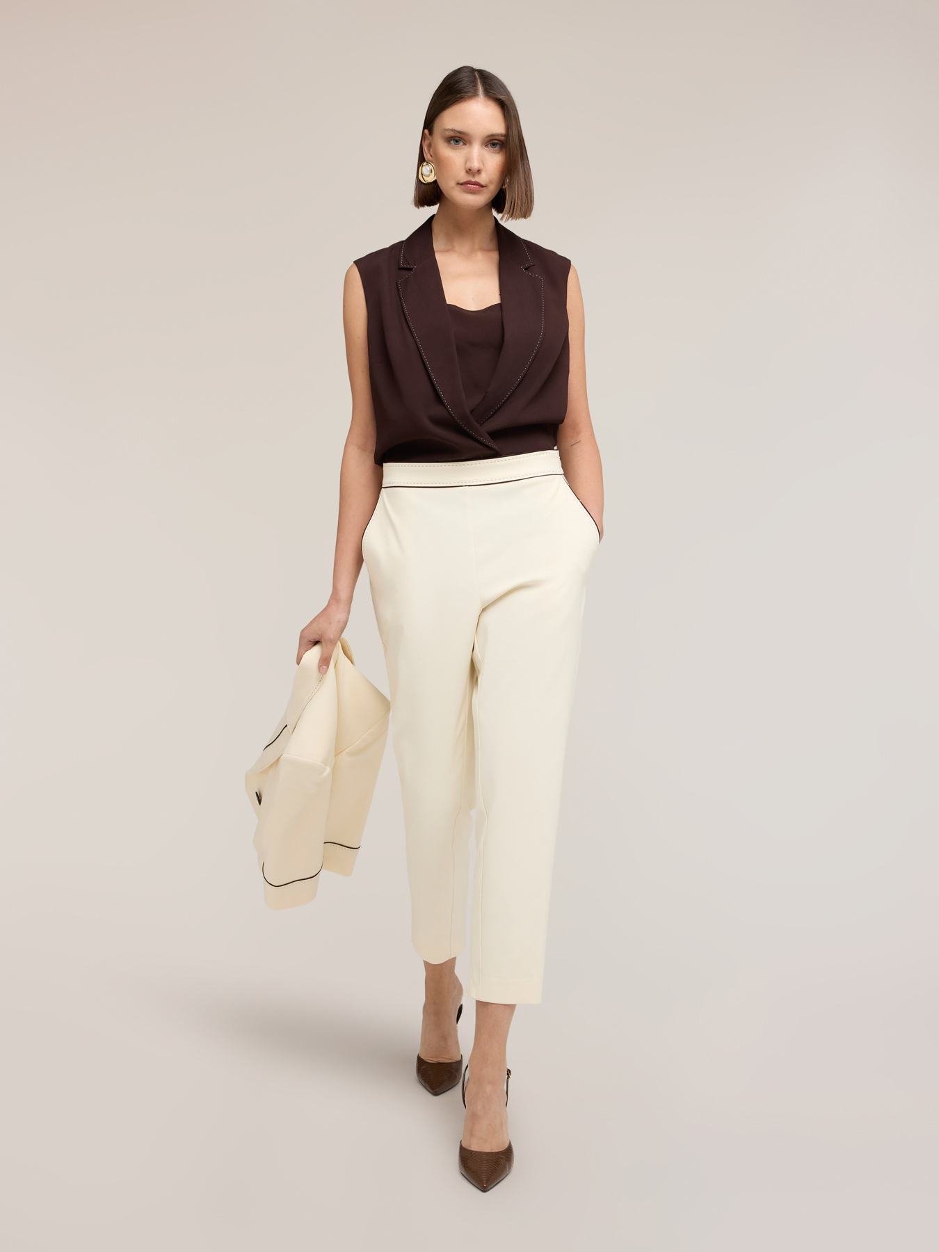 Top a body con colletto The Tailoring Lab image number 0