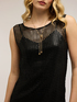 Vestito corto in rete con paillettes image number 2