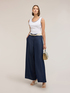 Jeans palazzo in denim lyocell image number 2