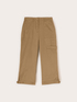 Pantaloni cargo in gabardine di cotone image number 4
