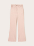 Pantaloni flare in gabardina image number 4