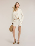 Blazer strutturato in misto lino image number 2