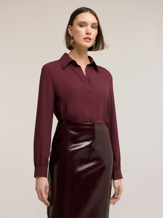 Camicia in chiffon