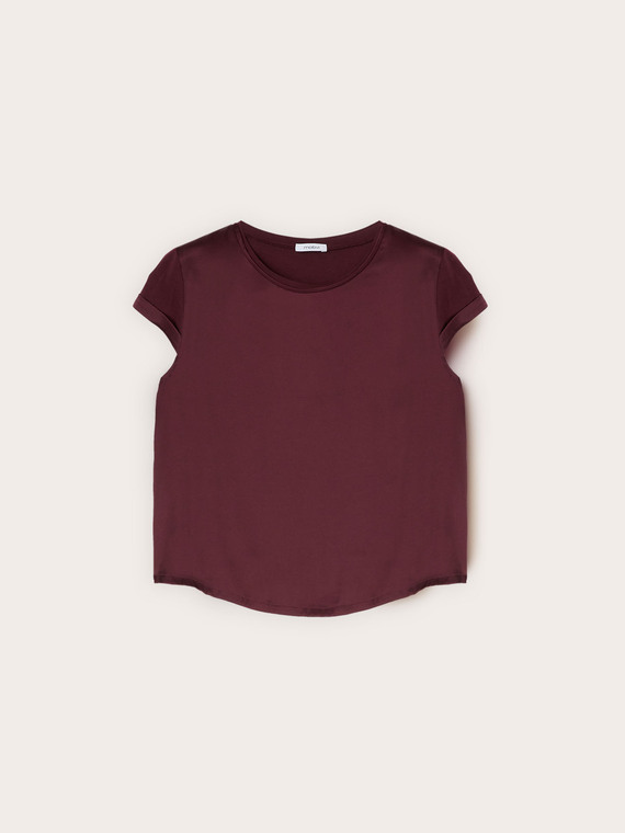 T-shirt bimaterica