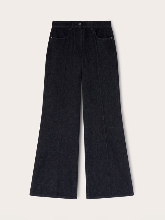 Jeans flare vita alta