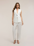 Gilet sartoriale in misto lino image number 0