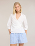 Camicia wrap in popeline image number 2
