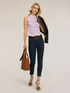 Blusa in raso con arricci image number 3
