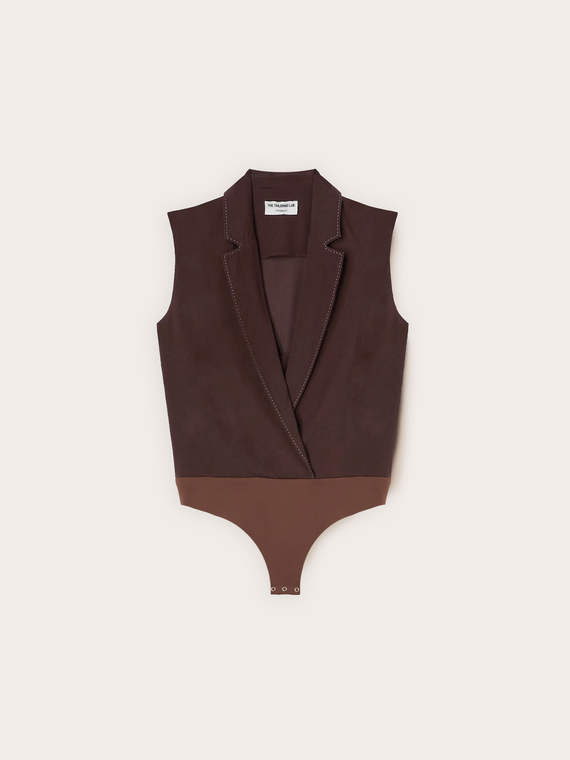 Top a body con colletto The Tailoring Lab
