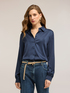 Camicia in raso di viscosa image number 2