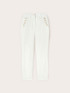 Pantaloni slim in drill di cotone image number 4