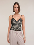 Top in pizzo con spalline sottili image number 0
