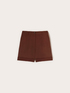 Shorts in misto lino con risvolto image number 3