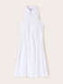 Vestito chemisier in sangallo di cotone image number 4