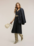 Vestito flare in denim gessato image number 0