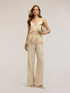 Top in pizzo con scollo a V image number 3