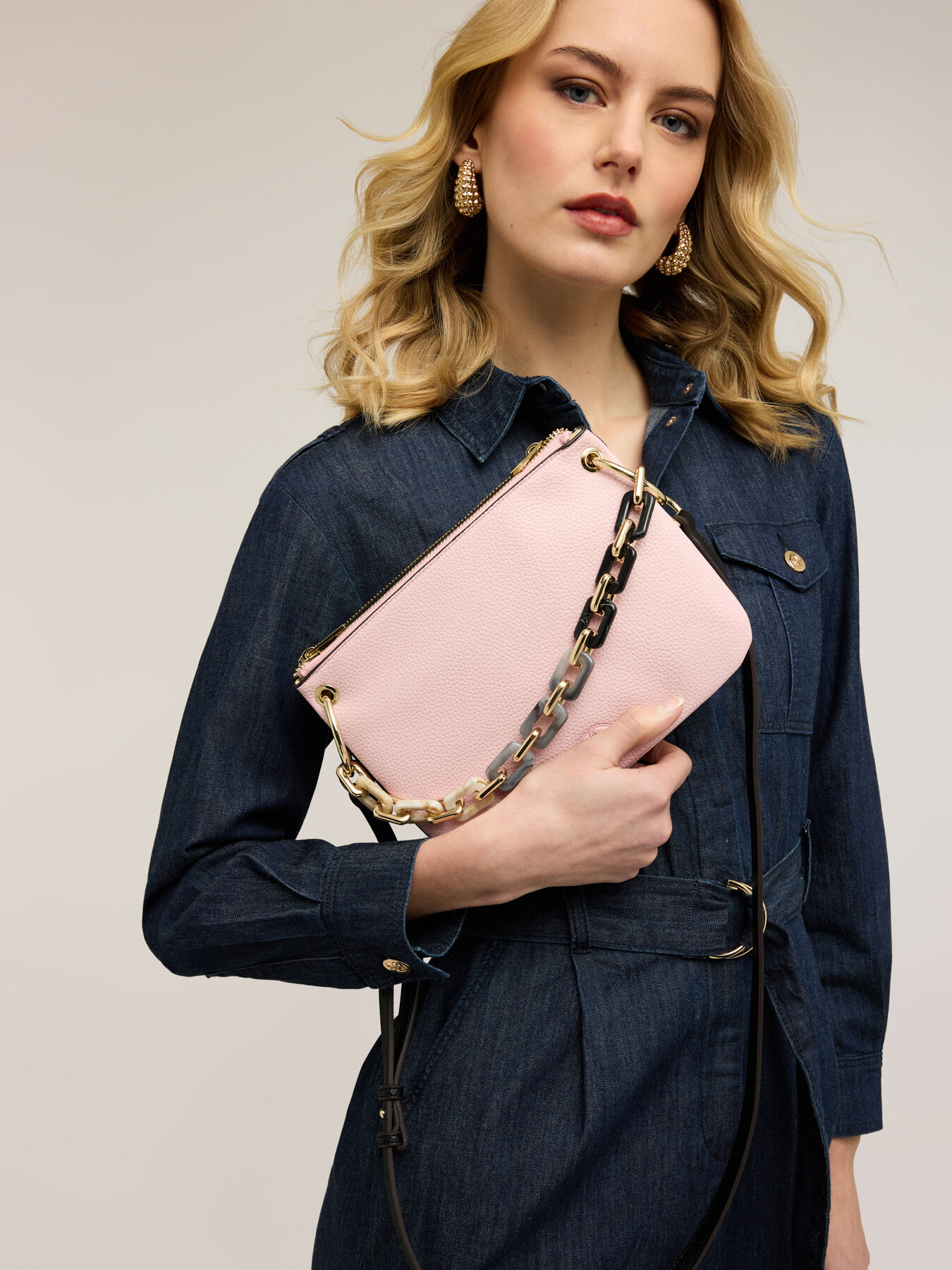 Borsa twins in tessuto coated image number 0
