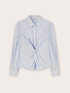 Camicia in popeline con nodo image number 4