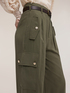 Pantaloni palazzo con tasche cargo image number 3