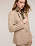 Blazer monopetto misto lino image number 2