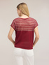 Maglia a righe in misto lino image number 2