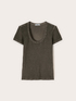 T-shirt con applicazioni di strass image number 4