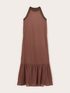 Vestito lungo in creponne misto lyocell image number 4