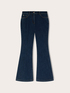 Jeans flare push-up in denim image number 4