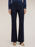 Pantaloni bootleg in poliviscosa image number 2