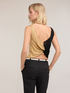 Top in maglia lurex con dettaglio nodo image number 1