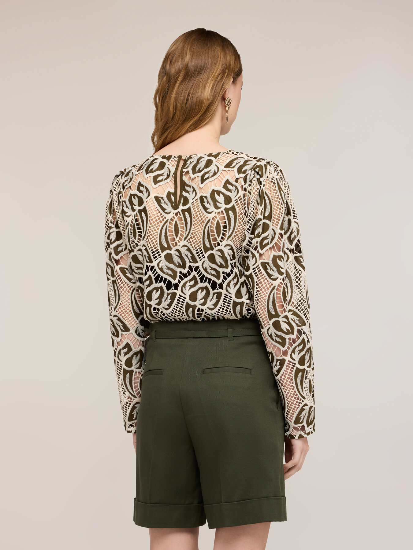 Blusa in sangallo image number 1
