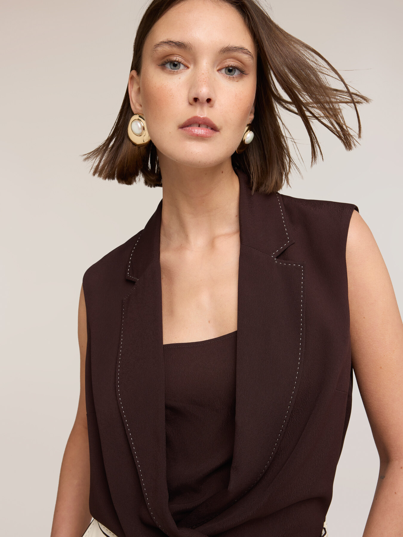 Top a body con colletto The Tailoring Lab image number 3