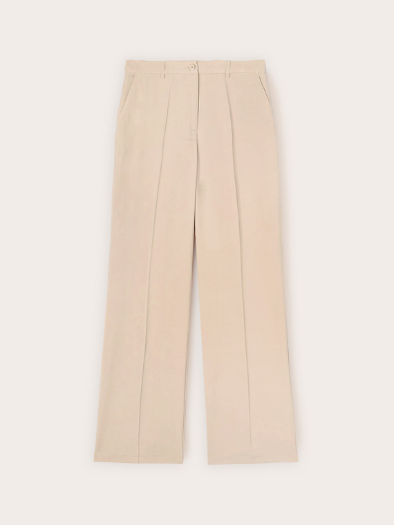 Pantaloni palazzo in misto viscosa