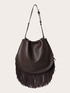 Borsa secchiello con frange image number 2