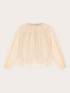 Blusa in pizzo con maniche raglan image number 4
