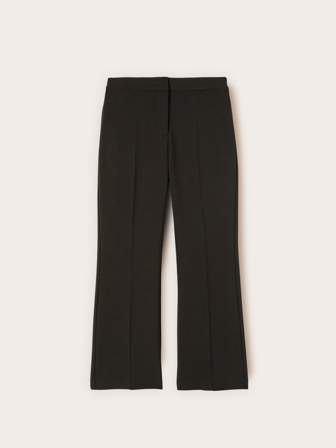 Pantaloni cropped in cady cr&ecirc;pe image number 3