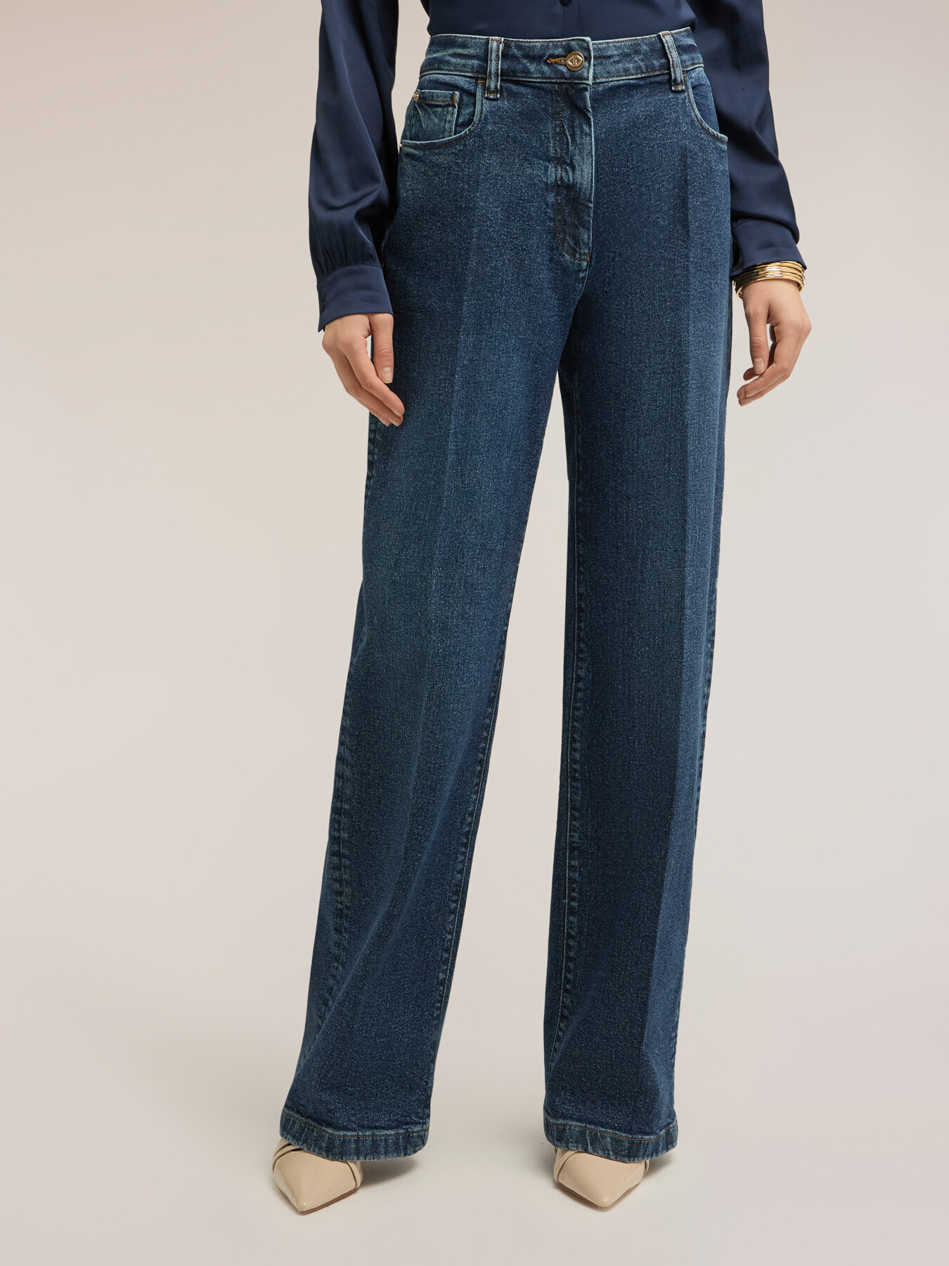 Jeans wide leg modello Kate image number 2