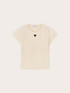 T-shirt in jersey con cuore in paillettes image number 4