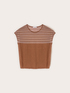 Maglia a righe in misto lino image number 2