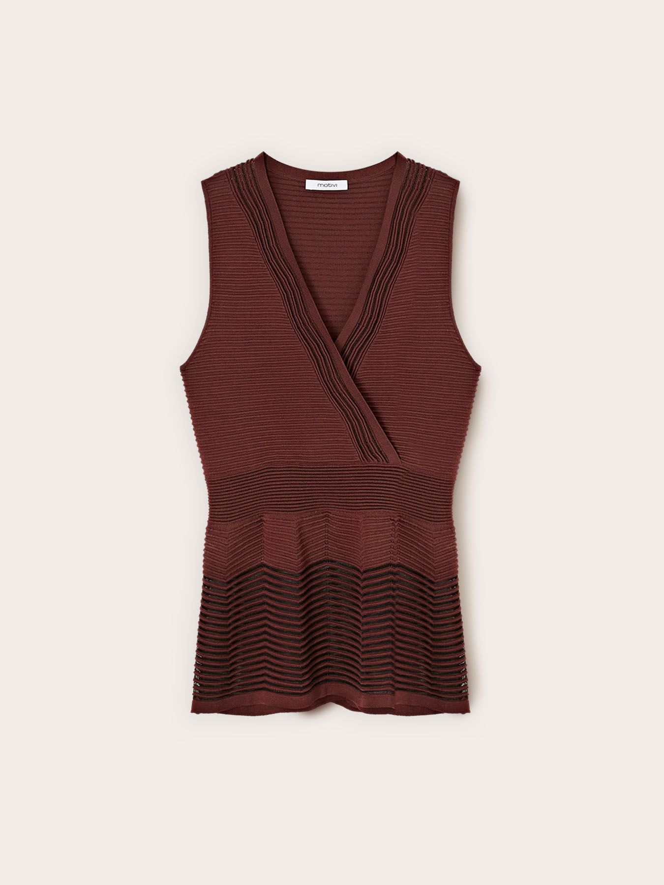 Top in maglia lavorata image number 4