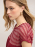 Maglia a righe in misto lino image number 4