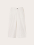 Pantaloni cropped in tela misto cotone image number 3